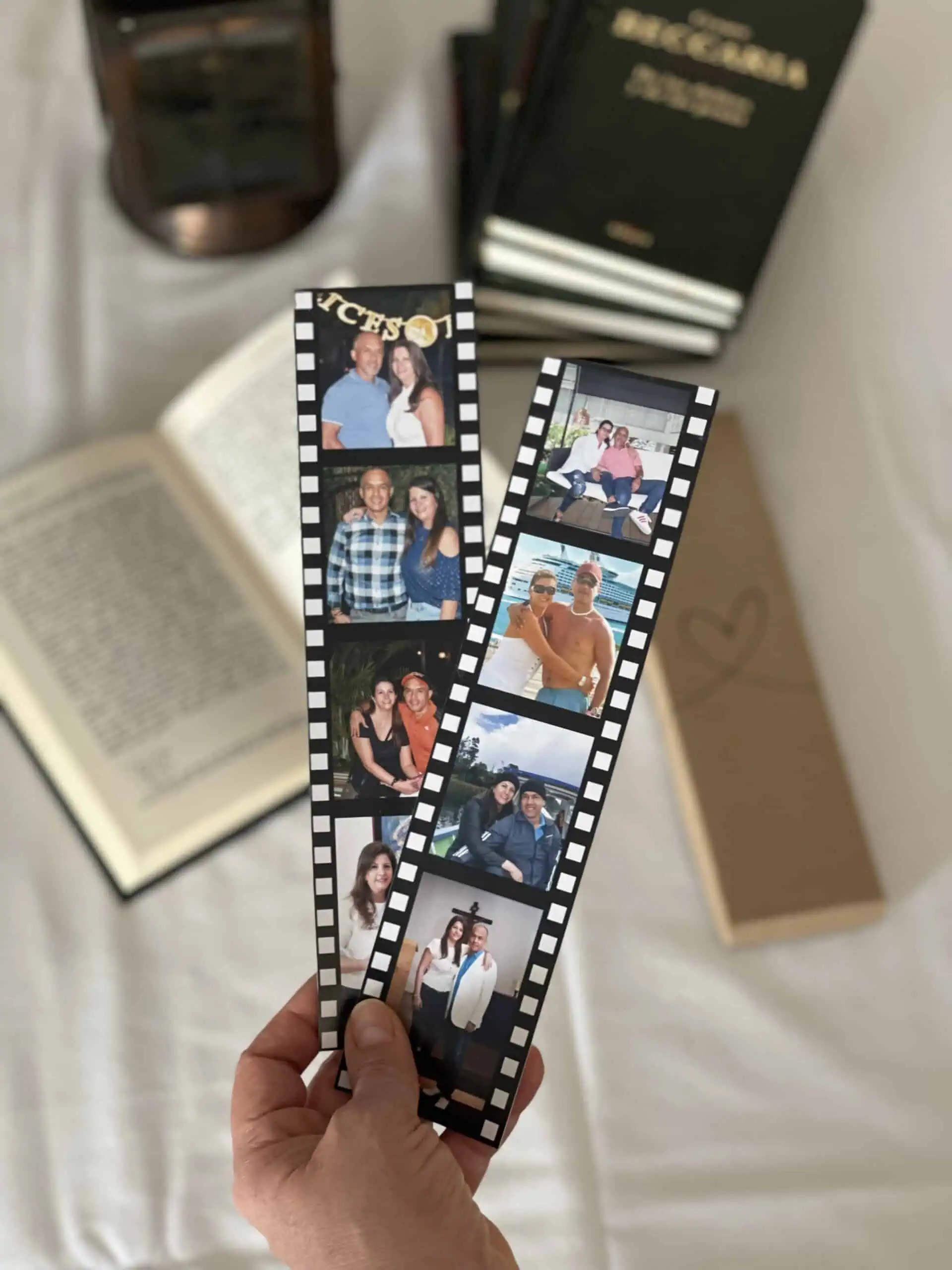 Barras de fotos personalizadas de impresión para recuerdos y eventos especiales en impress.com.co.